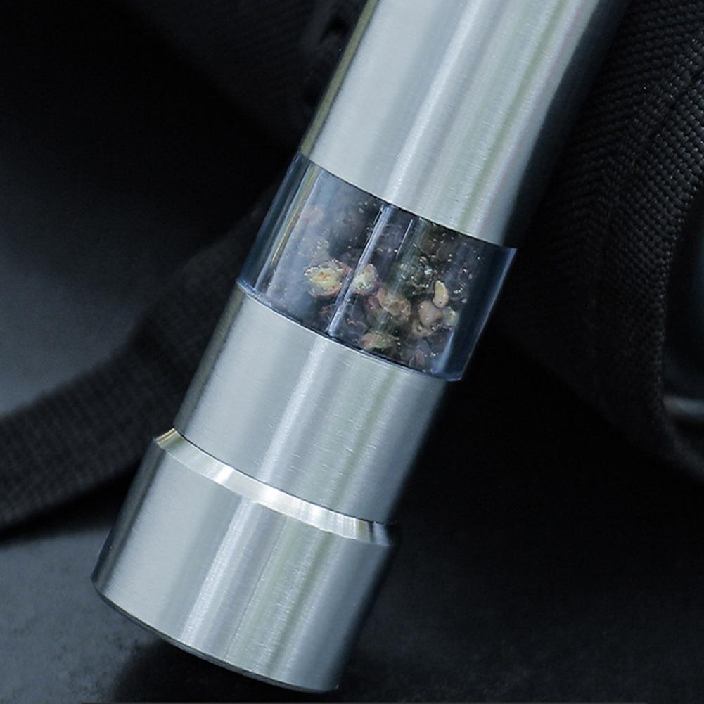Stainless Steel Thumb Push Spice Sauce Grinders Manual Salt Grinder Fennel Pepper Spices Grinder For Various Spices Kitchen Tool
