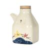 New Chinese Ceramic Soy Sauce Bottle Commercial Vinegar Cruet Kitchen Seasoning Bottle Liquor Chili Flask