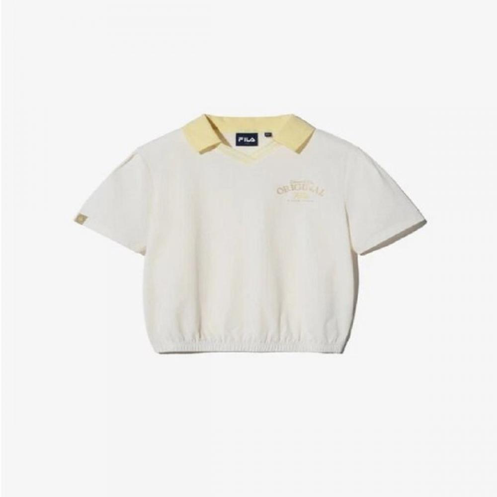 

Fila KidS GirlS TenniS Collar T ShirT Fk2rSh2304fSwh S white beige/130