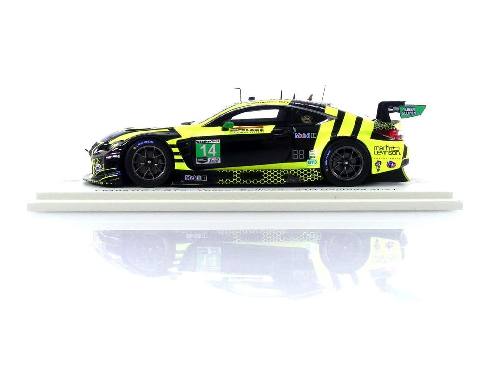 Spark National Model Lexus RC F GT3 2021 Daytona 24H Hawksworth 1/43 #14 A. Telitz/O. Gavin/K. Kirkwood/J.