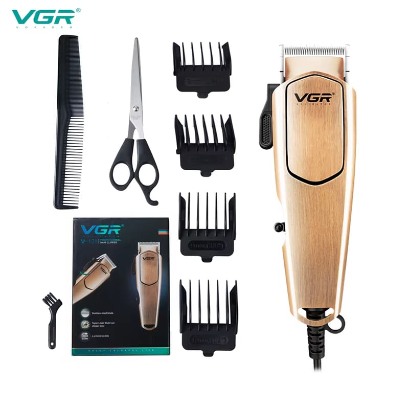 Men's Plug-in Hair Clipper New High-power Electric Clippers Professional Universal Oil Head Razor Hair Clippers Wear-resistant and Sharp