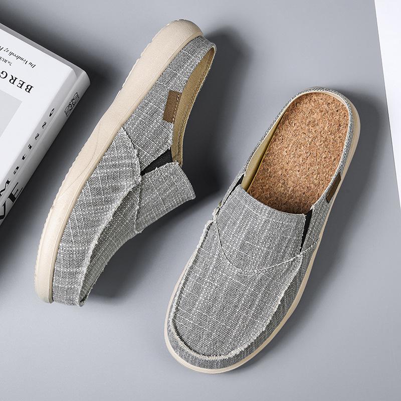 "Pantofole chiuse leggere casual da uomo transfrontaliere - Scarpe da guida estive resistenti all'usura"