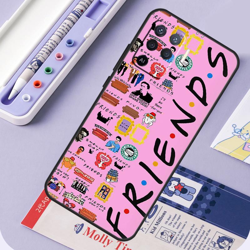 Friends TV For Oppo A17 A18 A94 A74 A54 A15 A38 A58 A78 A98 A40 A60 A80 A16 A76 A96 A57 A77 A5 Pro Case