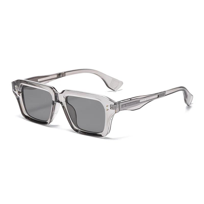 Classic Rivet Square Sunglasses Women For Men  Vintage Sun Glasses Punk Popular Outdoor Driving Luxury Brand Designer Shades