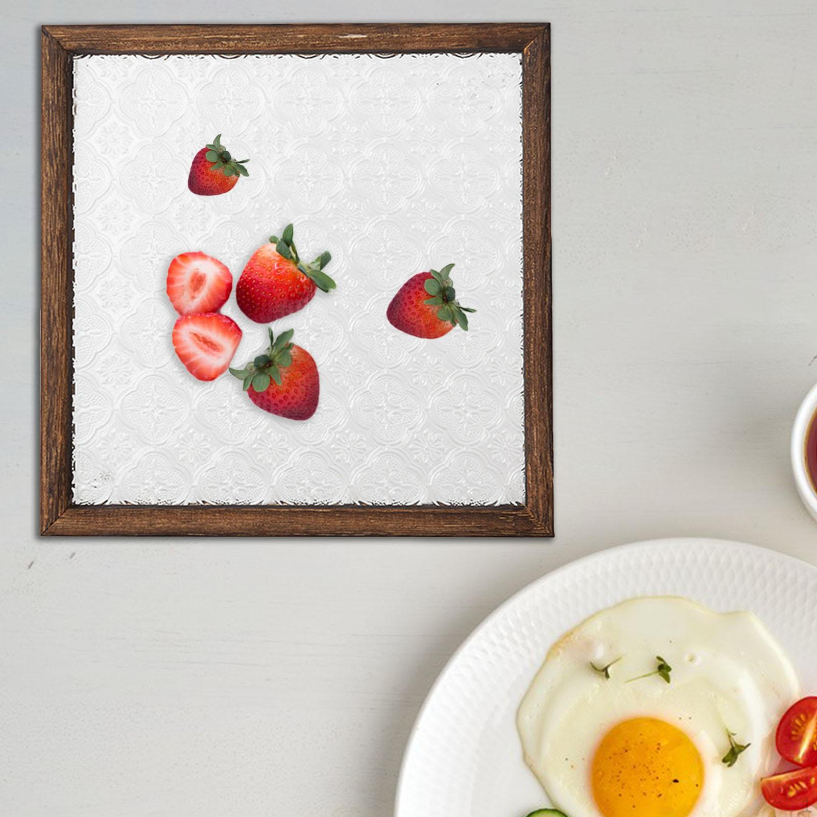 

Поднос для сервировки в японском стиле, тарелка для фруктового десерта для закусок на столешнице для вечеринок White 22.6x22.6cm