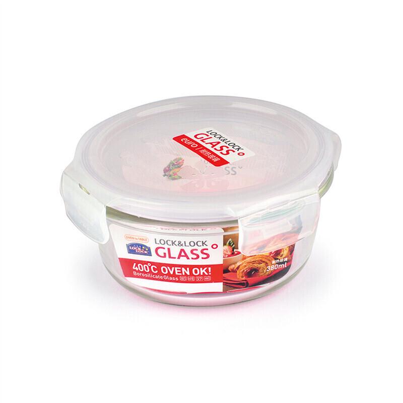 LOCK&LOCK Heat-Resistant Glass Round Food Container