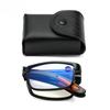 Folding Reading Glasses Men TR90 Anti-blue Light Foldable Computer Eyewear Portable Farsighted Eyewear with Case +1.0 To +4.0