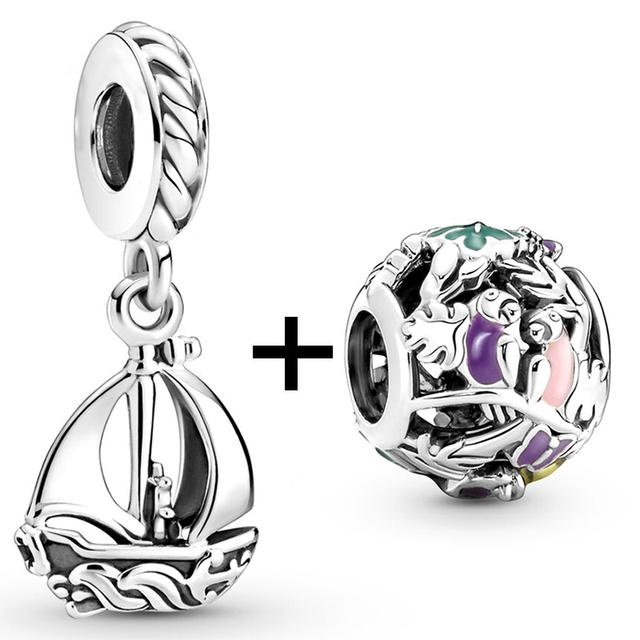 2 teile/los Schildkröte Octopus Vogel Charme Perlen Anhänger Passt Original Diy Armbänder Halsketten Für Frauen Männer Schmuck Geschenk Sonderangebot