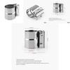 Premium Quality 2.25" To 2.5" Stainless Exhaust Band Clamp Step Clamps For Catback Muffler