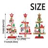 3Pcs/set Household Christmas Wooden Ornaments Creative Christmas Decoration  Tabletop Ornamen