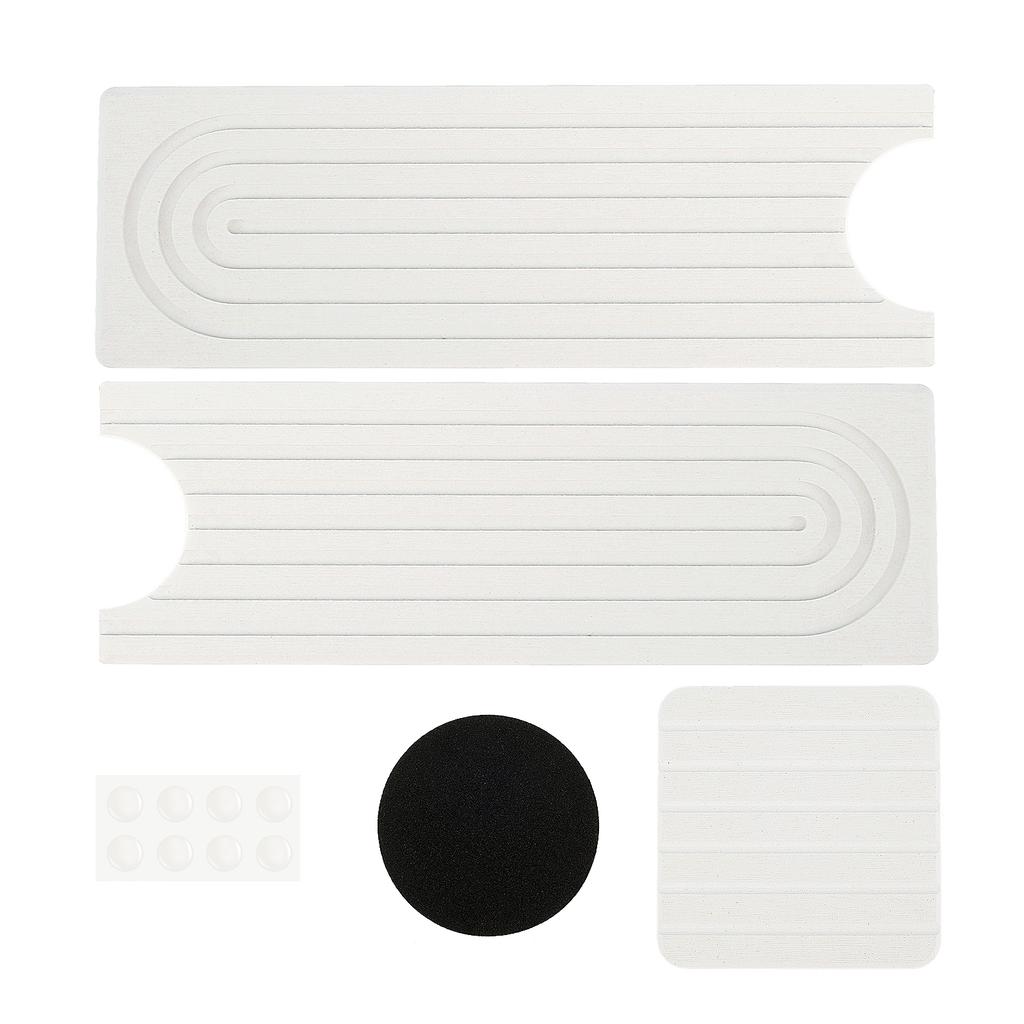 Kitchen Sink Faucet Mat Diatomite Sink Faucet Splash Guard Water Absorbent Stone Sink Tray Quick Drying Soap Sponge Sink Pad