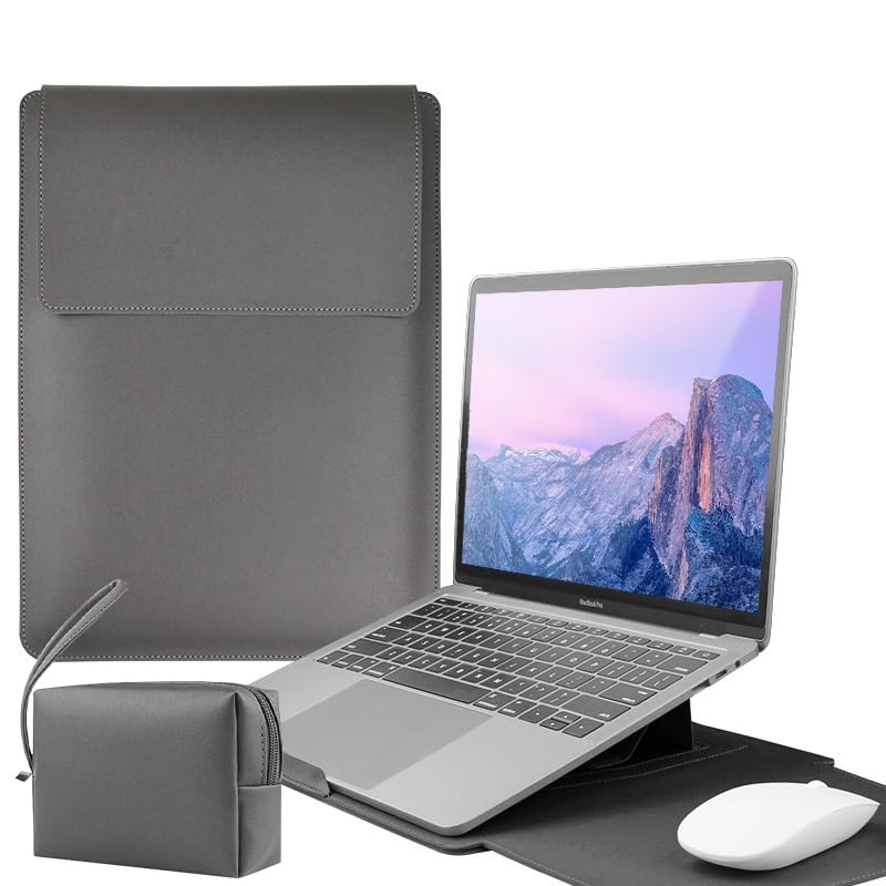 

Ryo Easy Living Store Laptop Sleeve Fits up to with power supply storage mouse slim tablet PC Case, 16-inch laptops, pouch, stand, pad, design,