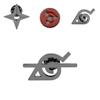 Naruto Kersenhout Legering Badge Met Reliëf Rinnegan Voor Anime Fans