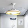 Intelligent Variable Frequency Integrated Ceiling Fan With Light Bedroom Invisible Silent Fan Light Simple Ceiling Fan Lamps With Remote Control