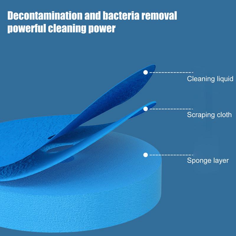 Toilet Brush With Refills Deep Cleaning Bathroom Hygienic System Toilet Bowl Brush With Wand Refills For Sink Bathtub Shower