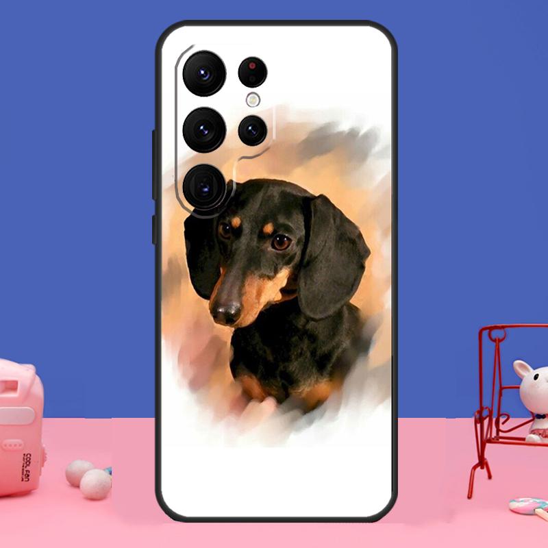 

Dachshund Dog Case For Samsung Galaxy S24 Ultra S23 S22 S21 S20 FE Note 20 S8 S9 S10 Note 10 Plus Cover Galaxy S24