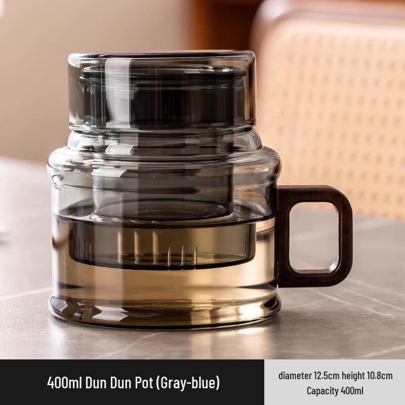 Zhuchuang Jingpin Dun Dun Glass Teapot