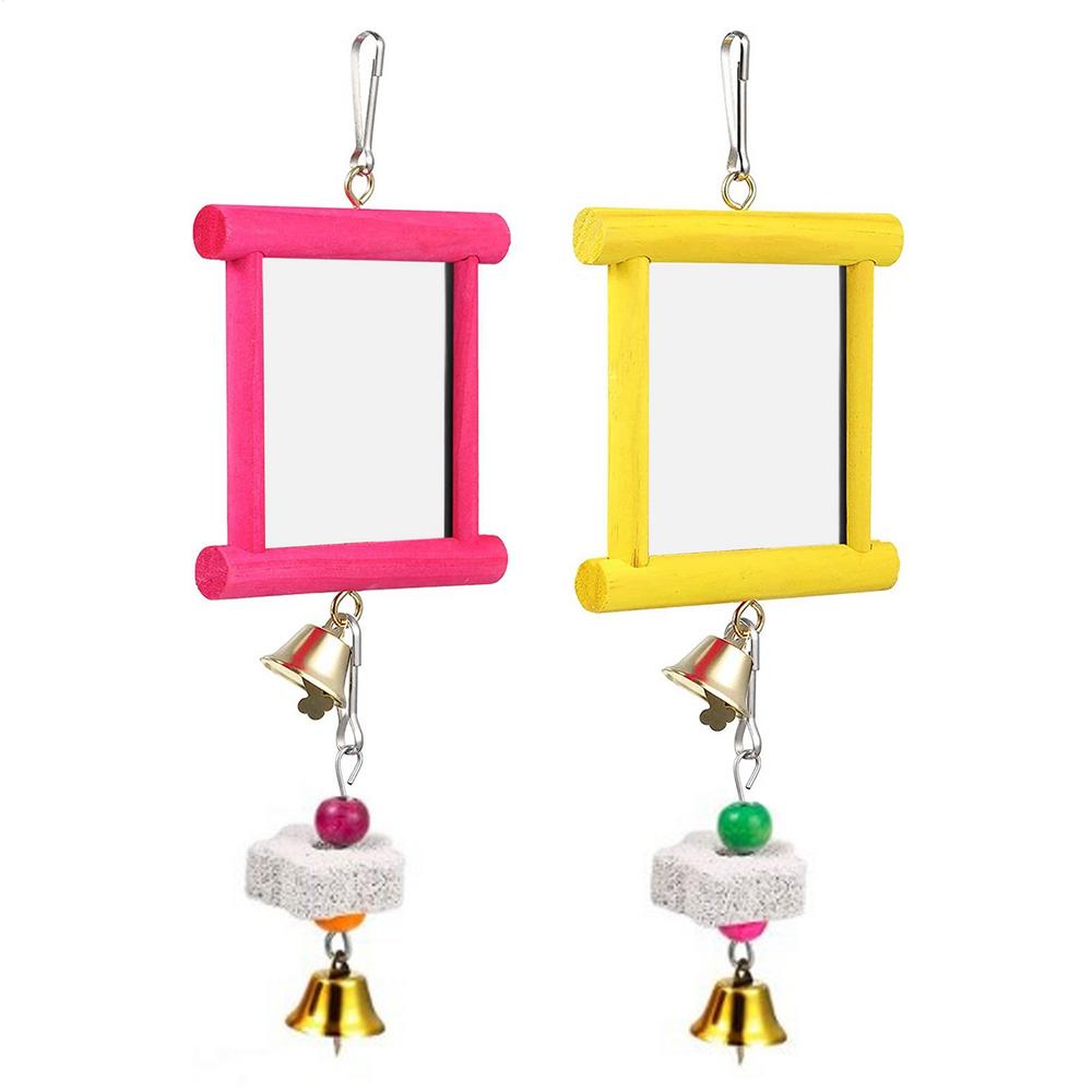 Chicken Swing Mirror Chicken Molar Stone Mirror Enrichment Safe Multi Functional Poultry Boredom Relief Accessories For Outdoor