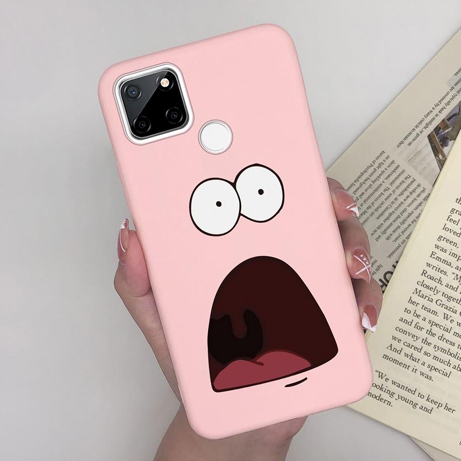 For OPPO Realme C25 C25S C25Y Case Cartoon Soft Silicone Matte Shockproof Phone Back Cover For Realme C 25 S Y Capa Funda Coque