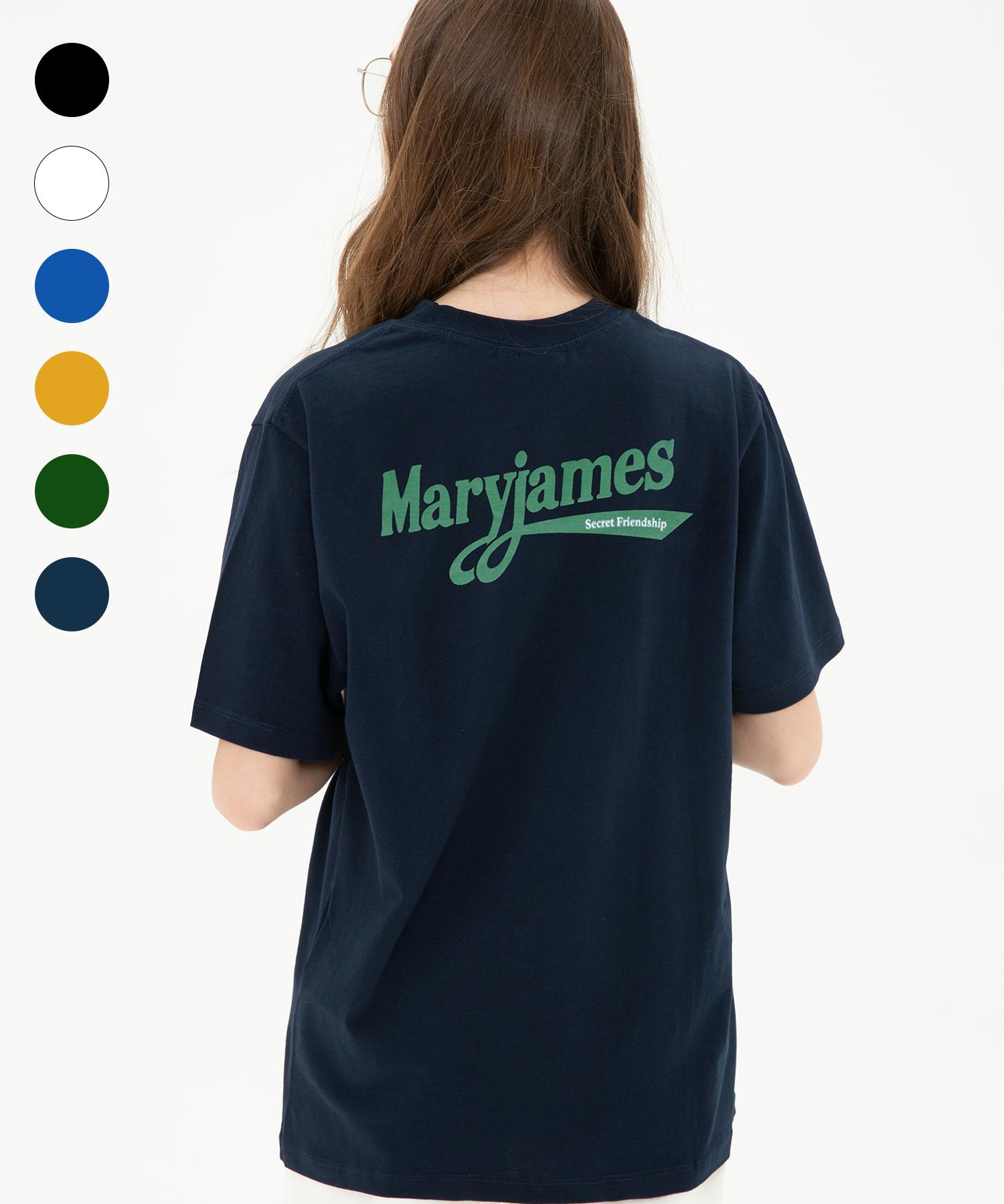 Mary James [Unisex - Oversized] New James Half Sleeve (6 Color) Navy - S