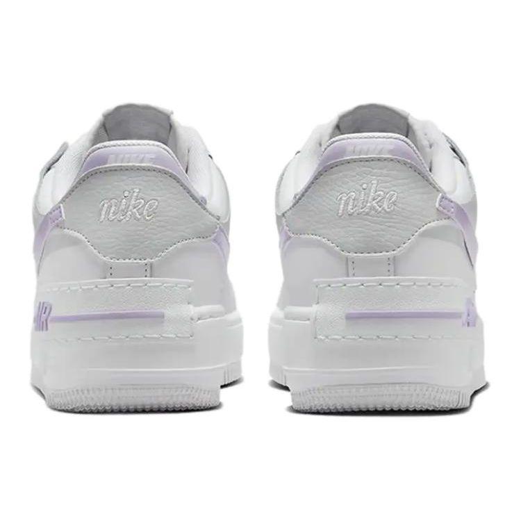 Nike Air Force 1 Shadow Beyaz Leylak Çiçeği Kadın Spor Ayakkabıları Photon-Dust FN6335-102