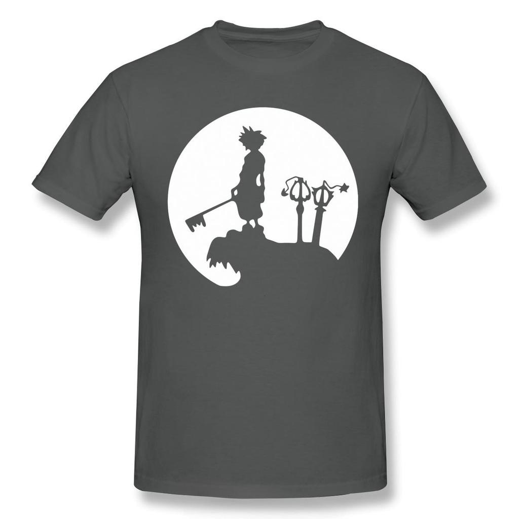 Men's T-Shirt Sora Final Fantasy Printed Cotton Kingdom Heart High Quality T-Shirt Anime Funny Harajuku Streetwear T-Shirt