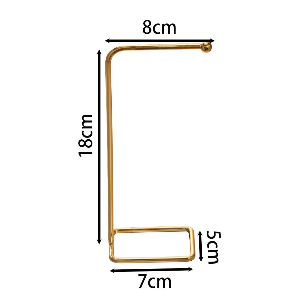 Metal Gold T-shaped Earrings Ring Necklace Watch Jewelry Shelf Jewelry Stand Counter Pendant Jewelry Organizer Display Stand