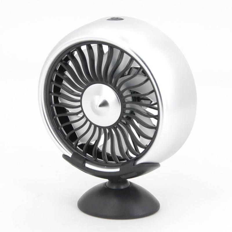 12V Electric Car Fan 360 Degree Rotatable Car Auto Cooling Air Circulator Fan
