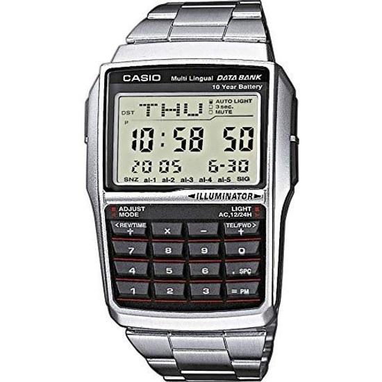 CASIO Wristwatch Data Bank DBC32D-1A Silver