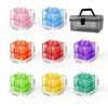 Transparent Magnetic Cubes Construction Toy Colorful Children's Educational Toy  Children
