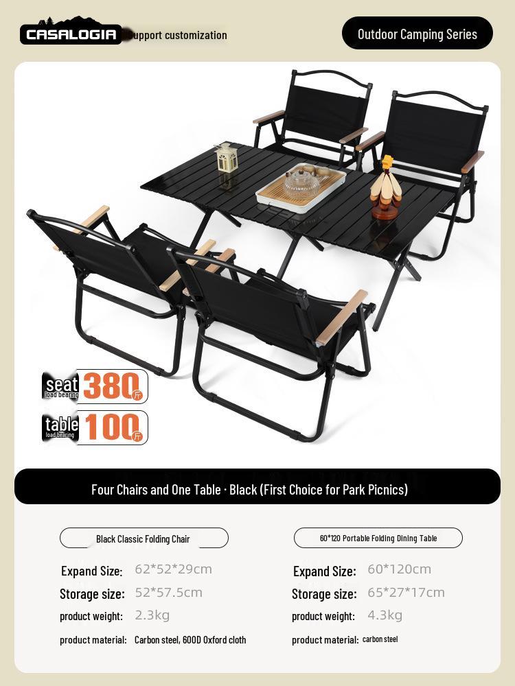 Boguwen Tianji Tragbarer Klapp-Outdoor-Stuhl für Camping, Picknicks, Strand und Imbissstände - Kermit-Stil