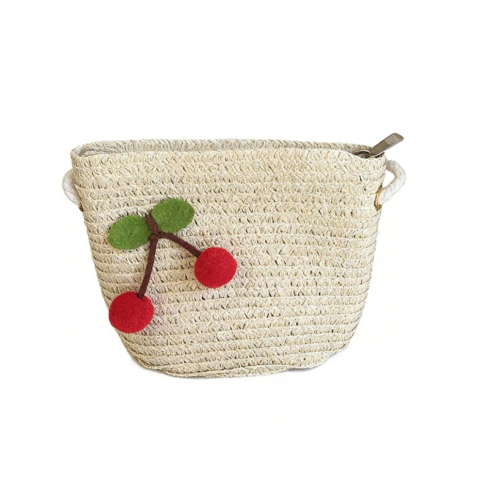 Wide Brim Kids Sun Hat Pearl Decoration Beach Hat Cute Style Straw Hat Girls Accessories