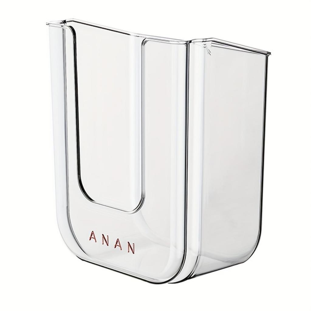 Naścienny dozownik do mokrych chusteczek z samoprzylepnym plastikowym wspornikiem, na pudełka do przechowywania papieru toaletowego i mokrych chusteczek.