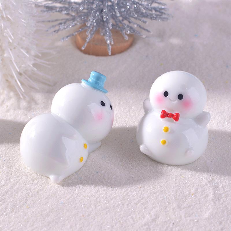 Decorative Items Decorative Items Christmas GiftsChubby SnowmenResin Handicraft Accessories