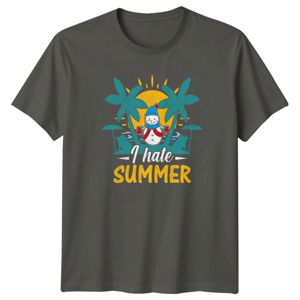 I Hate Summer TShirt SnowUnisex Lover Seasonal Humor Gift For Him And Her S