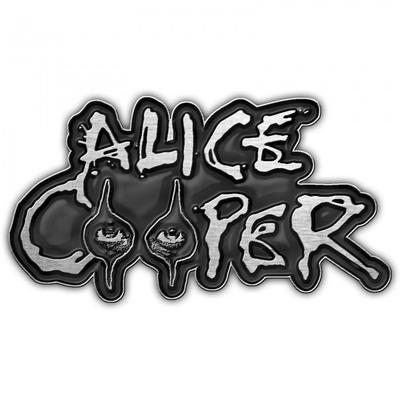 Odznak smaltovaných očí Alice Cooper