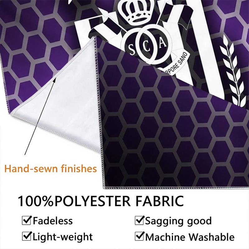 Rsc Anderlecht Wall Tapestry Aesthetic Wall Hanging Printed Fabric Blanket Decorative Tapestries For Bedroom Living Room Home Decor