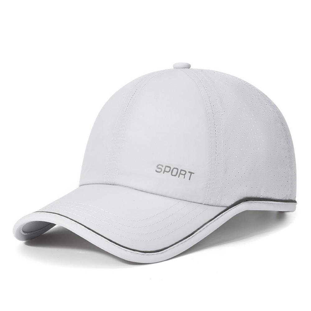 New Summer Lightweight Perforated Breathable Quick-Dry Adjustable Baseball Cap, Unisex for Hiking and Sun Protection Outdoor