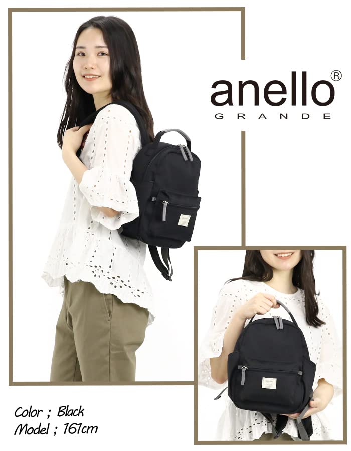 Anello Grande Backpack, Lightweight, Multi-Storage, A5 Motte, GHM0554, Gray
