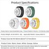 Ocean Band for Samsung Galaxy Watch 8 Strap 40mm 44mm Sport Silicone Bracelet for Galaxy Watch 8 Classic 46mm Metal Connector