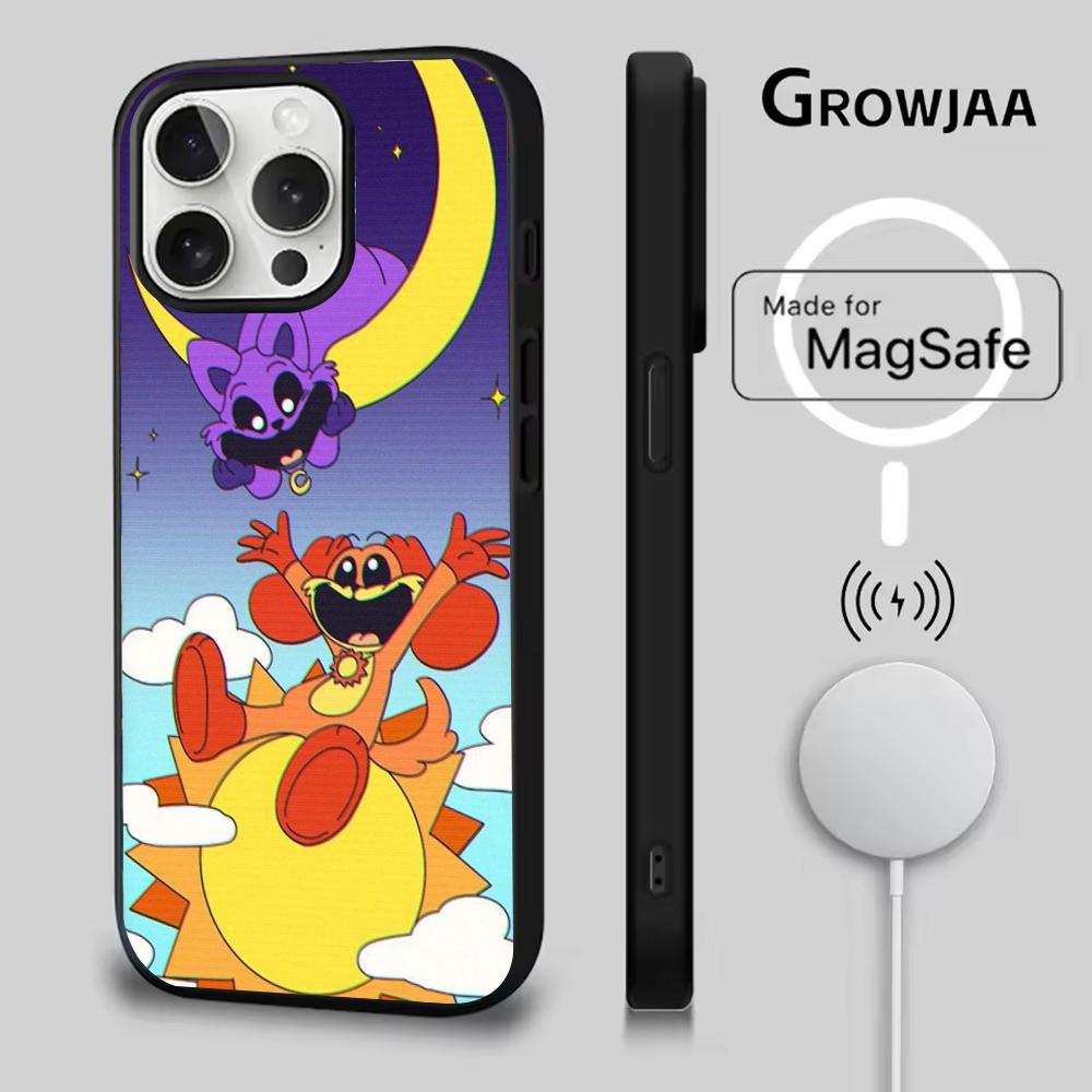 Catnap und Dogday Handyhülle Für iPhone 16e,16,15,14,13,12,11,Plus,Pro,Max,Mini Magsafe Magnetisches Kabelloses Laden