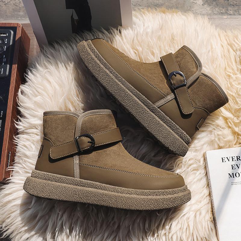 Snow Boots Thick-soled Heightening Plush and Cotton Outdoor Martin Boots Cotton Shoes