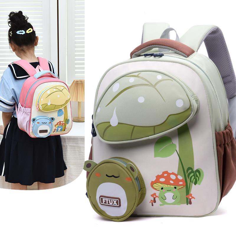Cartoon Kids Backpack With Breathable Oxford Fabric For School Education