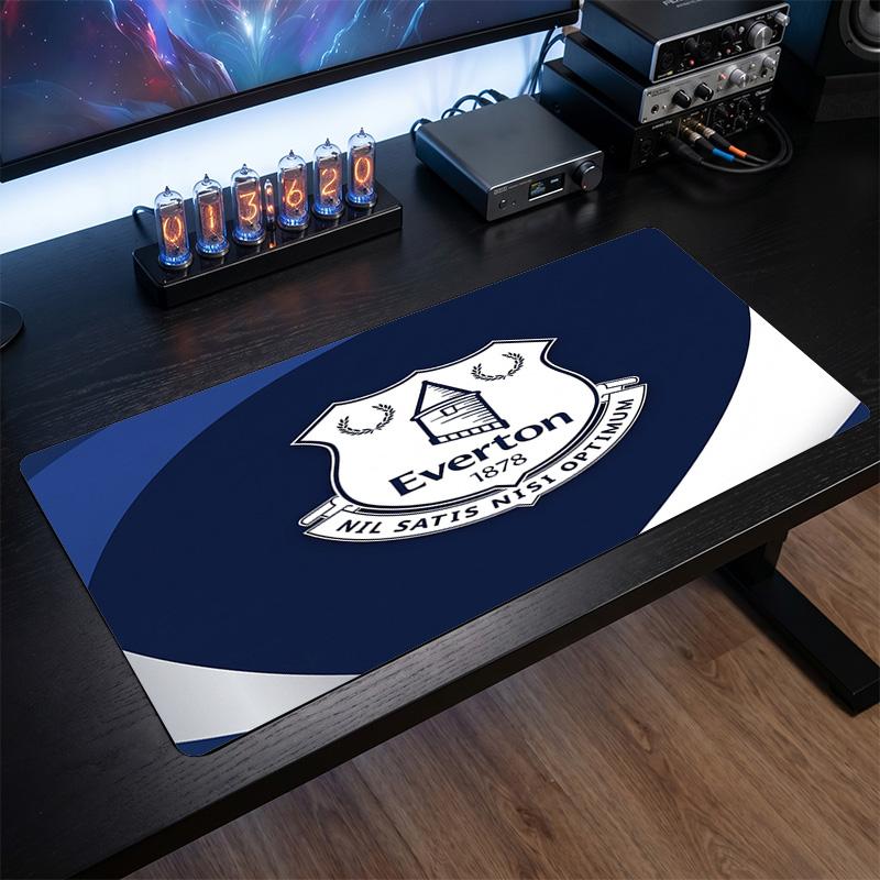 Tappetino per Mouse Grande Stampa Calcio Everton, Tappetino Esteso Antiscivolo per Scrivania da Gioco per Ufficio Casa