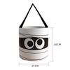 Halloween Pumpkin Bag With Cartoon Design For Trick Or Treat Candy Collecting
