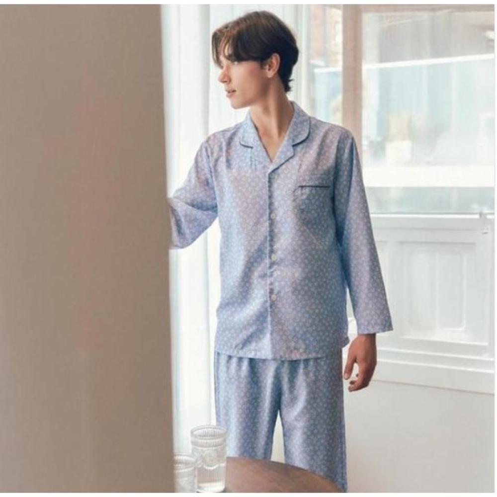 

VenuS 80S Cotton Clover Print Men S pajamaS woMen S dreSS Couple Set Vpa4553mvgn4553 110/100