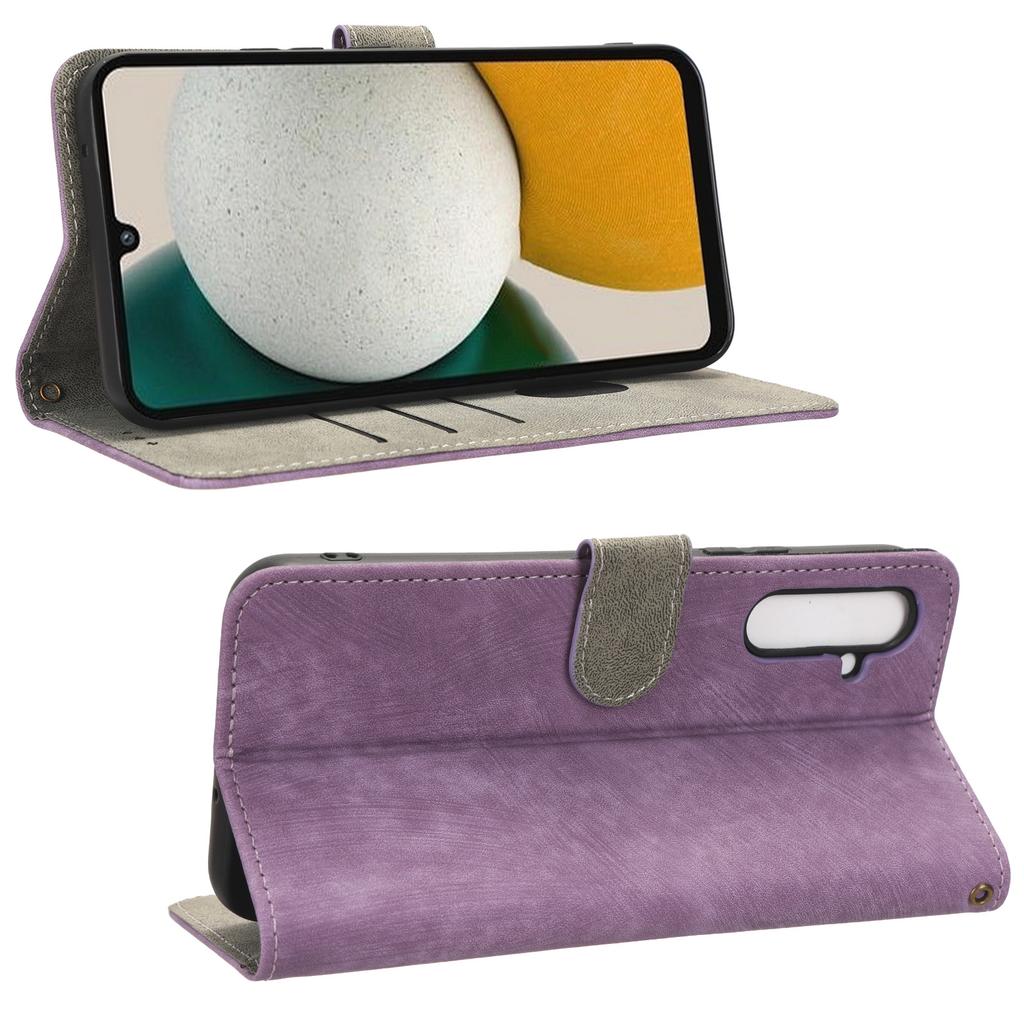 For Samsung Galaxy A34 5G Leather Phone Case Stand RFID Blocking Wallet Cover