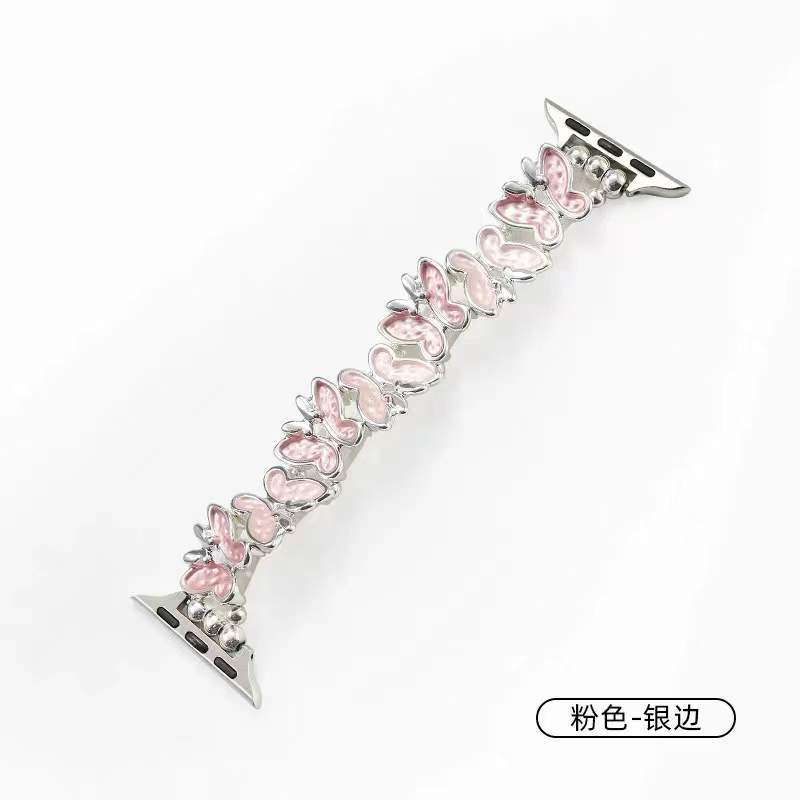 Ремешок Dopamine Monet Garden Butterfly для Apple iwatch10 Часы Huawei GT5 Xiaomi 89Pro
