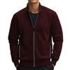 Men's  Standing Collar  American Style  Adding Fleece  Hoodie  Coat