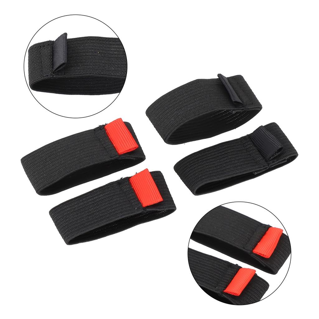 Elastic Fishing Reel Protection Belt Pack of 4 Spool Belts with Handle